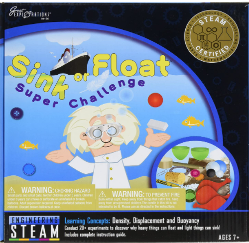 Great Explorations Kids' Sink or Float Super Experiments Kit $5 + FS w/ Walmart+ or FS on $35+