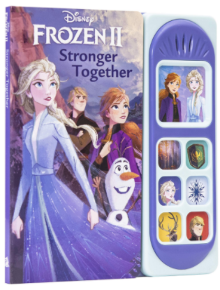 Disney Frozen 2 Elsa, Anna & Olaf Stronger Together Little Sound Board Book $6 + FS w/ Amazon Prime, FS on $25+ or FS w/ Walmart+, FS on $35+