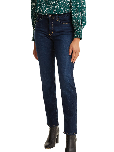 Levi's Women's Classic Straight Jeans (Marine Haze) $5 + FS w/ Walmart+ or FS on $35+