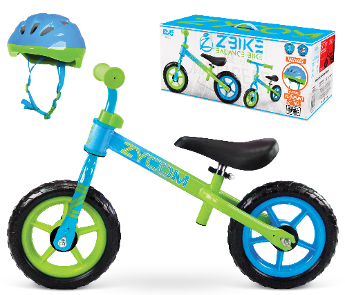 10" Zycom Kids' My 1st Balance Bike w/ Helmet (Blue/Green or Teal/Pink) $29.92 + FS w/ Walmart+ or FS on $35+