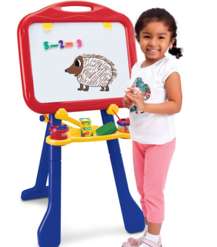 Crayola 4 In 1 Tripod Easel W Dry Erase Board Chalkboard