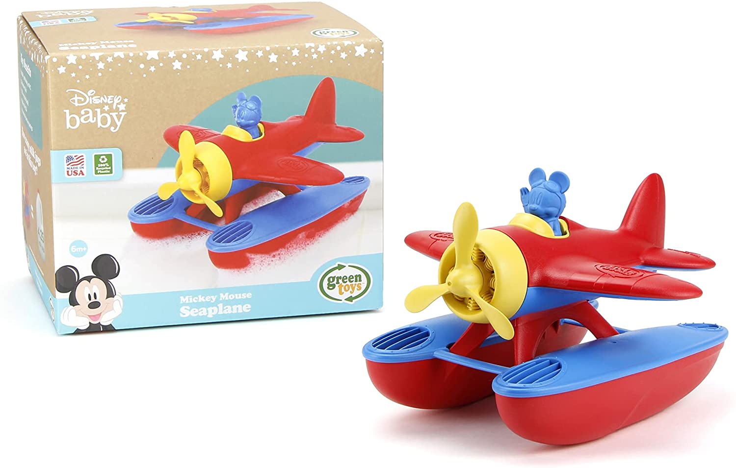 Green Toys Disney Baby Mickey Mouse Floating Seaplane Bath Toy $15.80 + FS w/ Amazon Prime or FS on $25+