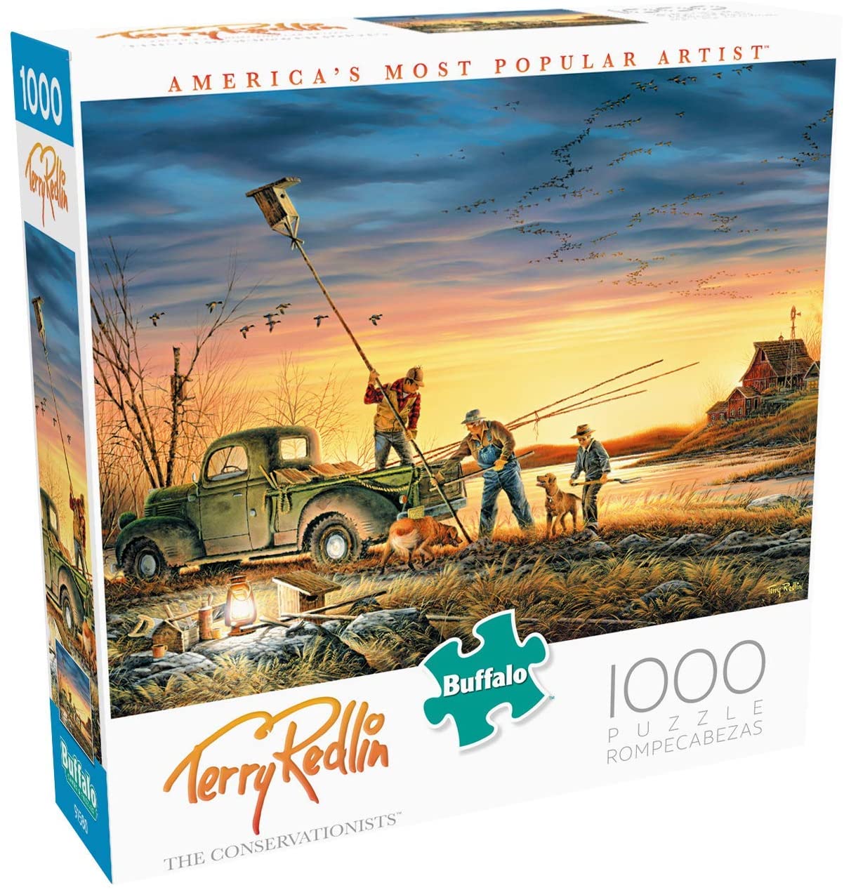 1000-Piece Buffalo Games Terry Redlin The Conservationists Jigsaw Puzzle $7.21 + FS w/ Amazon Prime or FS on $25+