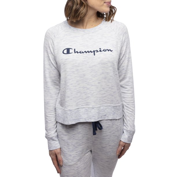 Champion Women's Space Dye Crew Sweatshirt (various colors) $9.98 + FS w/ Walmart+ or FS on $35+