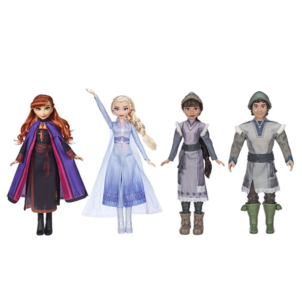 4-Piece Disney Frozen 2 Forest Doll Playset w/ Anna, Elsa, Ryder & Honeymaren Dolls $10.95 + FS w/ Walmart+ or FS on $35+