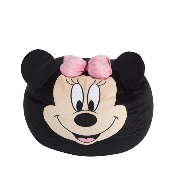 Disney Minnie Mouse Kids' Figural Bean Bag Chair $18 + FS w/ Walmart+ or FS on $35+