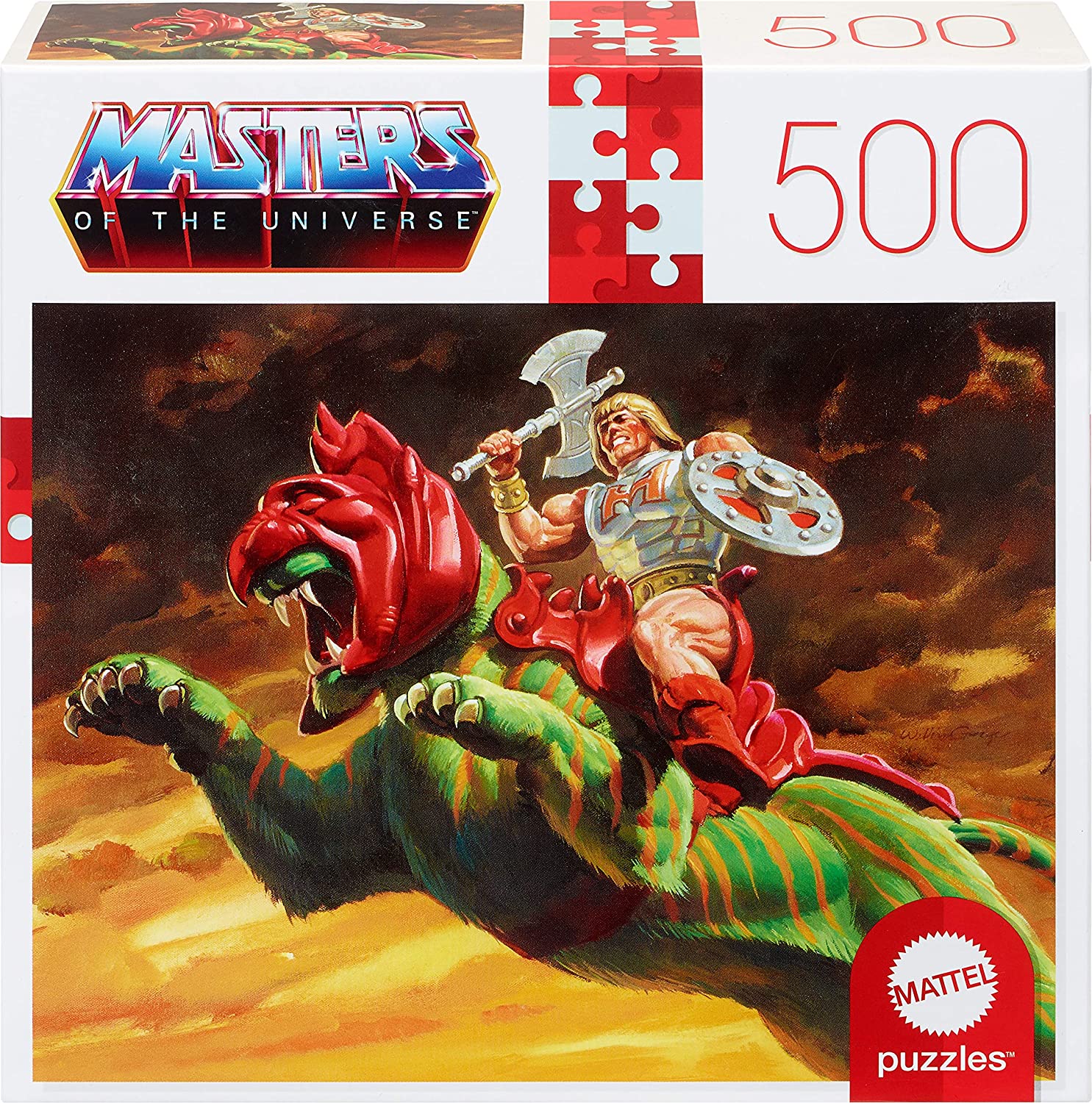 500-Pc Mattel Masters of The Universe Jigsaw Puzzles: He-Man & Battle Cat $7.91, He-Man & Skeletor $8.15 + FS w/ Amazon Prime or FS on $25+