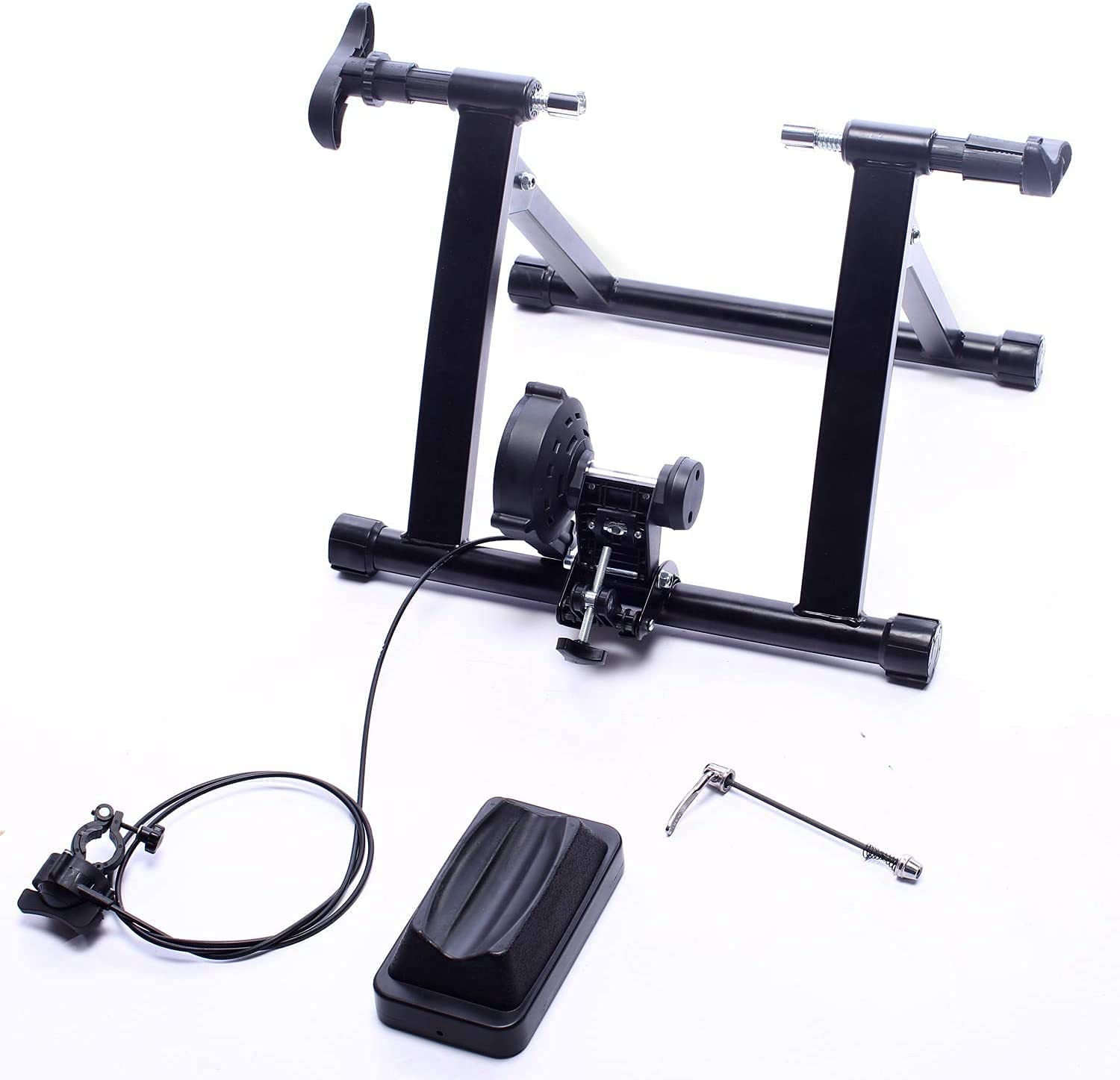 BalanceFrom Bike Trainer Stand Steel Bicycle Exercise Magnetic Stand w/ Front Wheel Riser Block (Black) $35 + Free Shipping