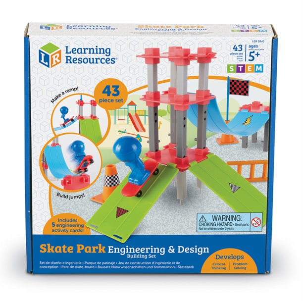 43-Piece Learning Resources Skate Park Engineering & Design Building Playset $5 + Free Shipping on $35+
