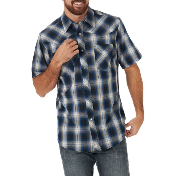 Wrangler Men's Shirts: Sherpa-Lined Shirt $13, Woven Western ...