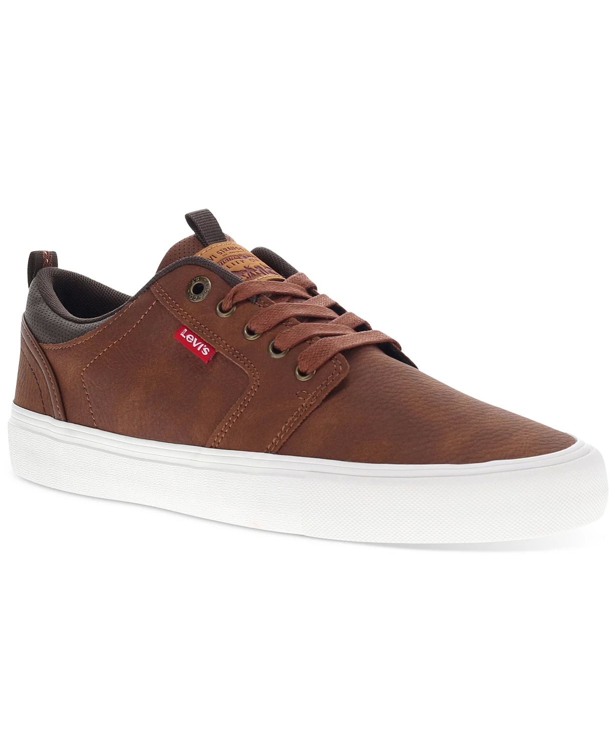 Levi's Men's Sneakers (various styles) $20, Levi's Women's Naya Sporty Skate Sneakers (black/white) $20 + SD Cashback + Free Store Pickup at Macy's or FS on $25+