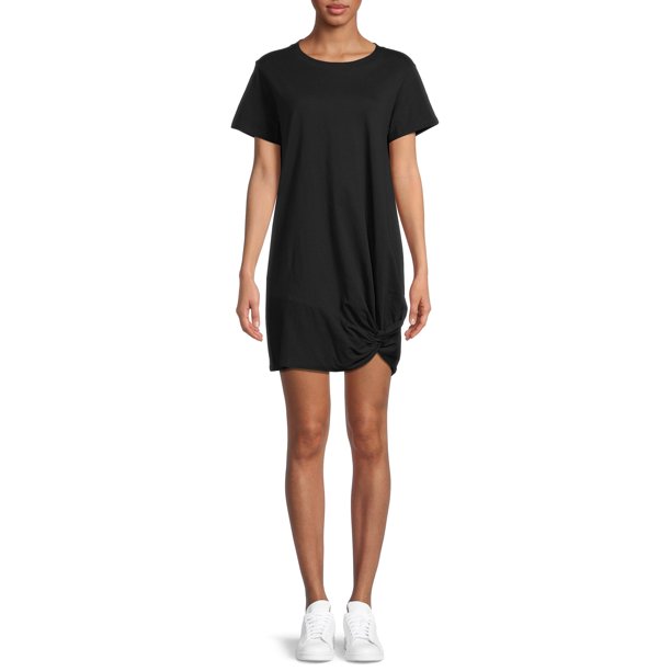 Wet Seal Juniors' Apparel: S/S Crew Neck Dress (black or white) $7.50, 2-Pack Running Shorts (various) $8 ($4 each) & More + FS w/ Walmart+ or FS on $35+
