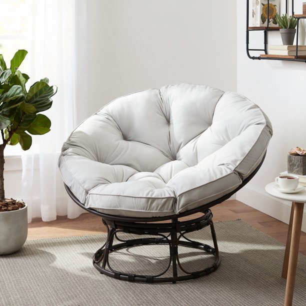 Better Homes & Gardens Papasan Chair w/ Cushion (Pumice Gray) $120 + Free Shipping