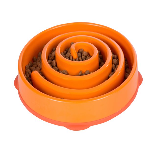 Outward Hound Slow Feeder Dog Bowl (Orange, Large) $5.10, Outward Hound Hedgehogz XL Plush Dog Toy $5.10 & More (YMMV)  + FS w/ Walmart+ or FS on $35+