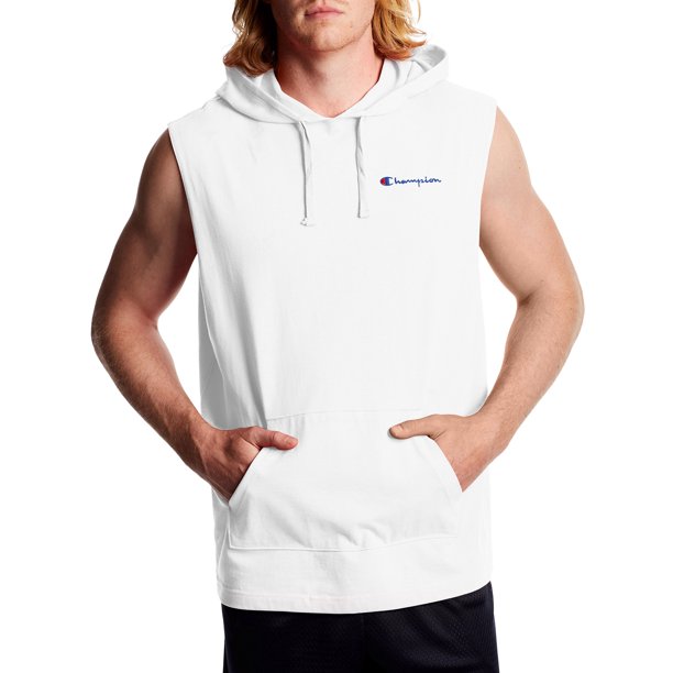 Champion Men's Mid-Weight Sleeveless Hoodie (various colors) $10 + FS w/ Walmart+ or FS on $35+