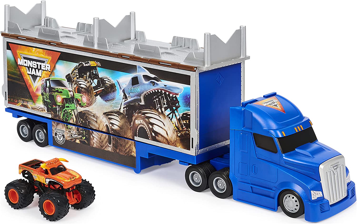 Monster Jam 2 In 1 Transforming Hauler Playset W El Toro Loco Monster Truck Toy 16 50 Fs W Amazon Prime Or Fs On 25