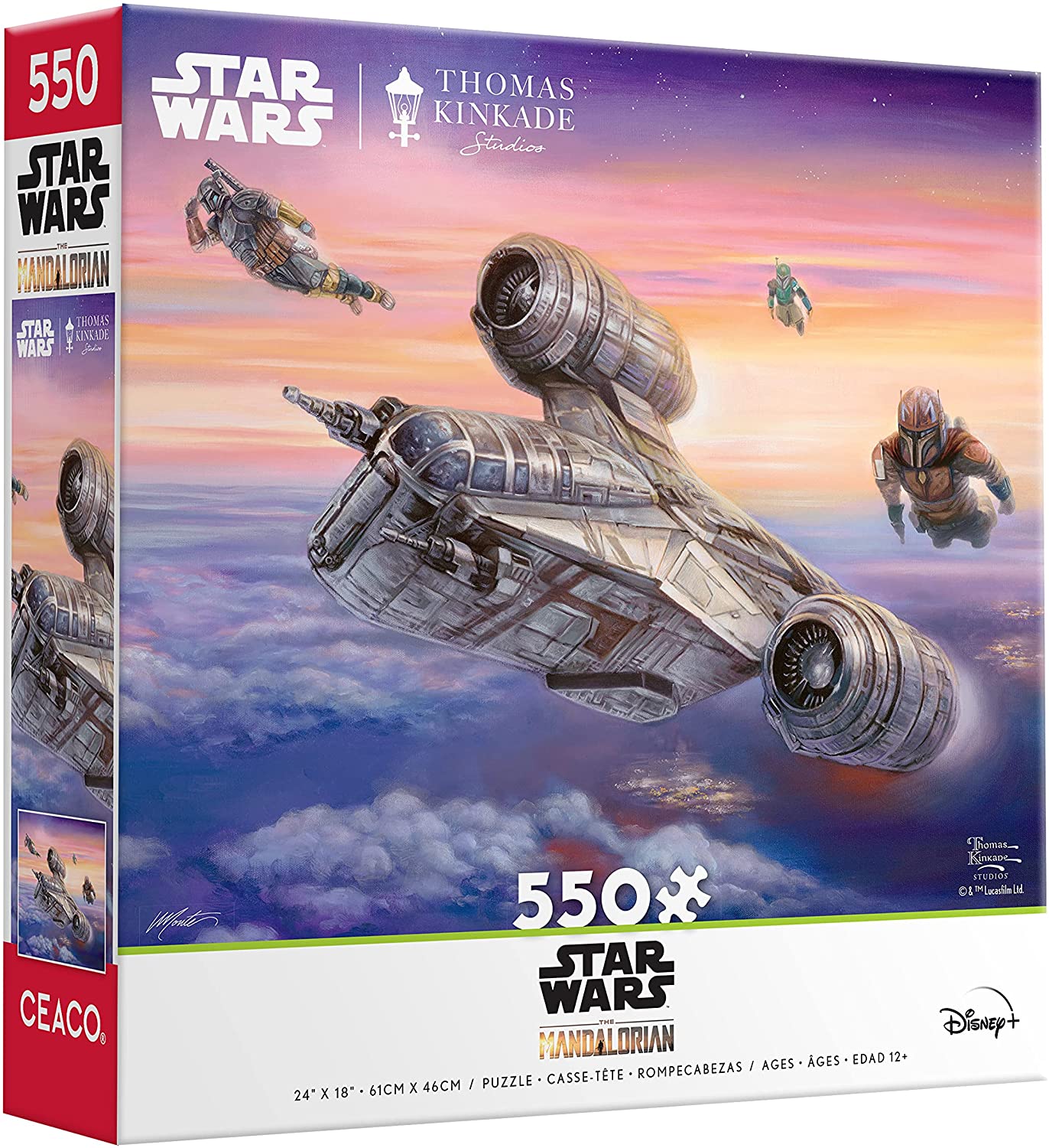 500-Pc Ceaco Thomas Kinkade Star Wars The Mandalorian Collection The Escort Jigsaw Puzzle $5.80 + FS w/ Amazon Prime or FS on $25+