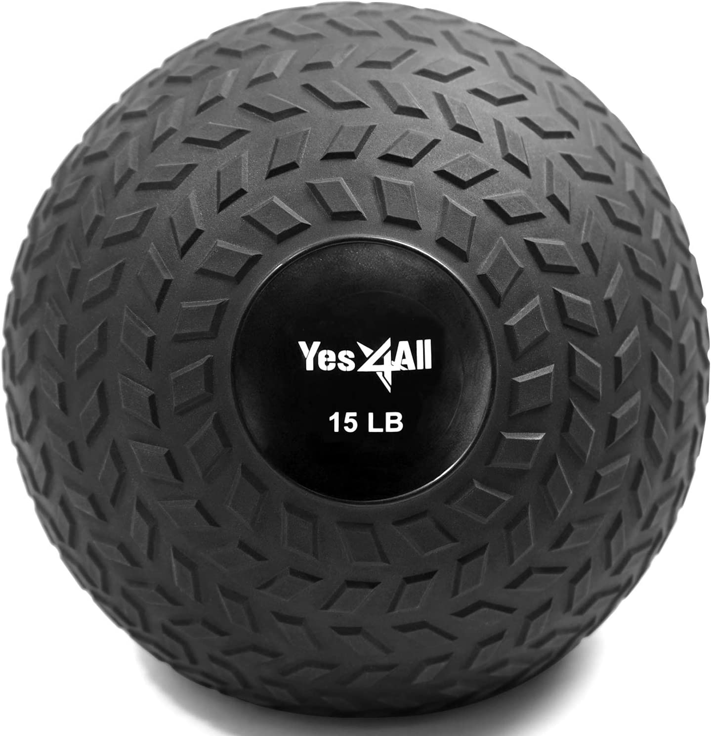 15-Lb Yes4All Slam Medicine Ball (Black) $15.50 + Free Shipping w/ Amazon Prime or FS on $25+