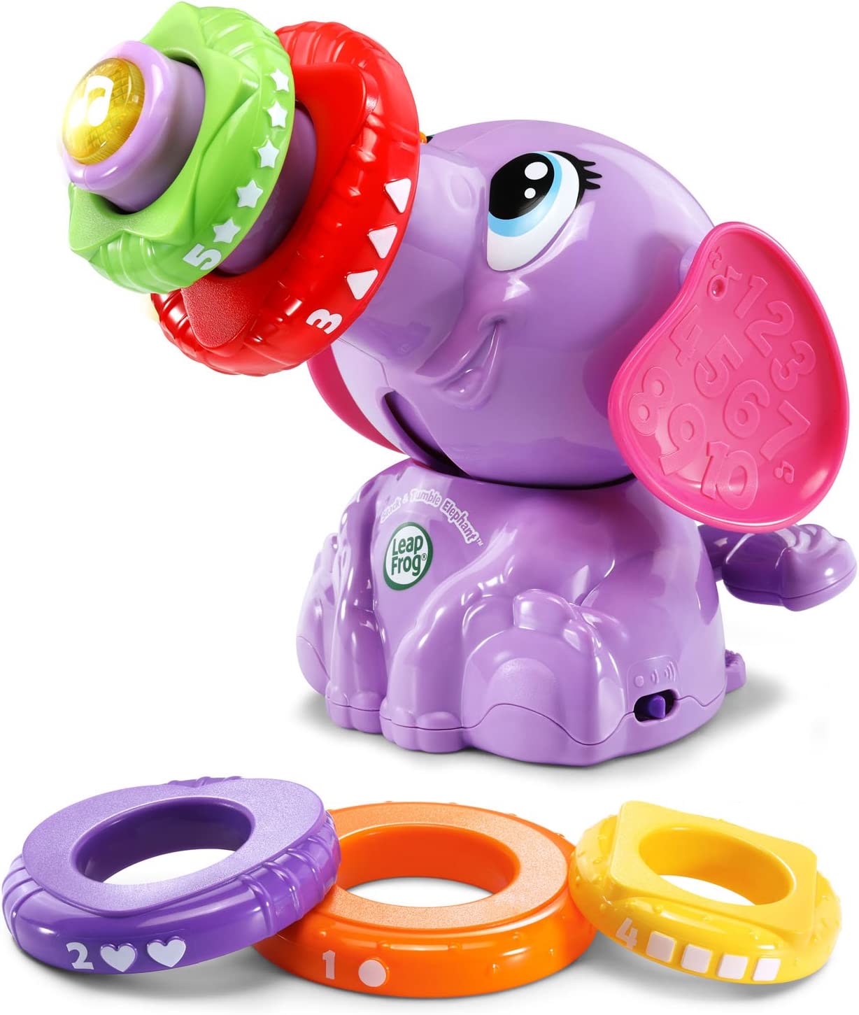 Prime Members: LeapFrog Stack & Tumble Musical Elephant (Purple) $10, VTech Touch & Swipe Baby Phone (Blue) $8 & More + Free Shipping