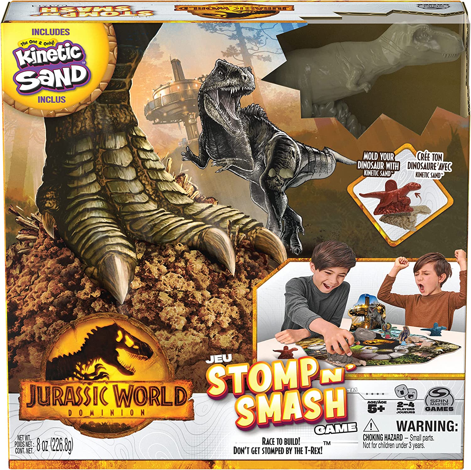 Jurassic World Dominion Stomp N' Smash Kinetic Sand Game $14.90 + FS w/ Prime, FS on $25+ or Free Store Pickup at Target