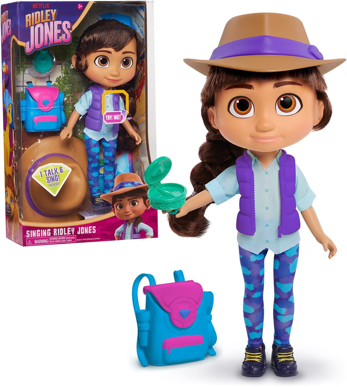 10" Just Play Netflix Ridley Jones Poseable Singing Doll w/ Removable Outfit & Accessories $10.20 + FS w/ Prime or on $25+