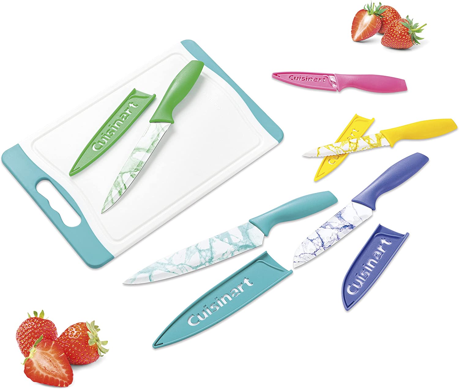 11-Pc Cuisinart Advantage Marble Cutlery Set w/ Blade Guards & Cutting Board (C55CB-11PM, Multicolor) $11.65 + Free Shipping w/ Prime or on $25+