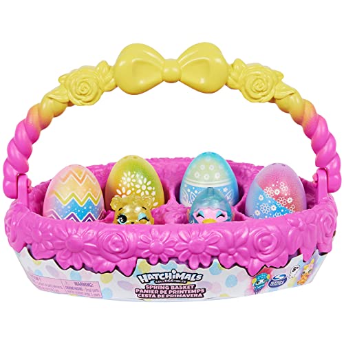 NEW Hatchimals CollEGGtibles Spring Basket with 5 Characters & 3 Pets Girls  Gift