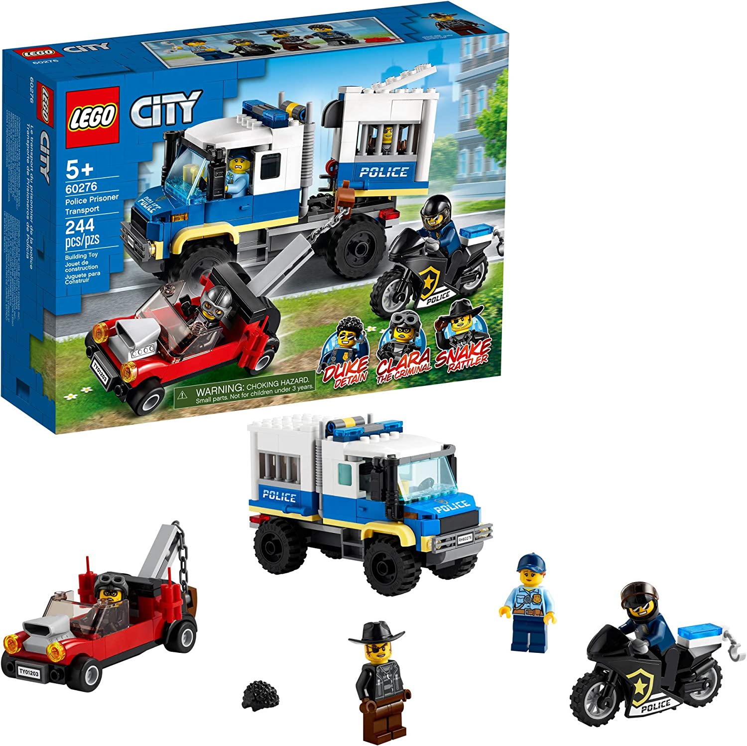 Sam's Club Members: 244-Pc Lego City Police Prisoner Transport Building Playset (60276) $16.90 + Free Shipping for Plus Members