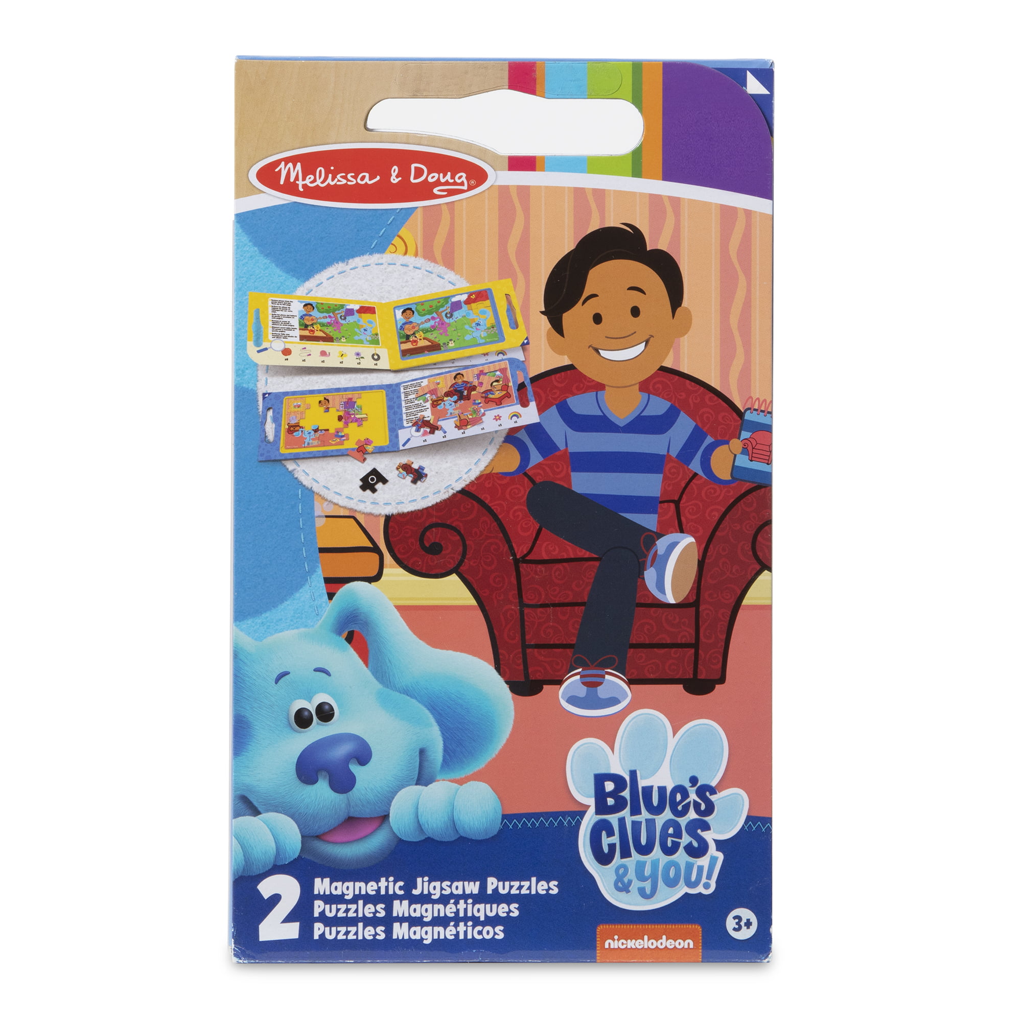 2-Pack 15-Pc Melissa & Doug Blue's Clues & You Take-Along Magnetic Jigsaw Puzzles $3.95 ($1.98 Each) & More + Free Shipping w/ Walmart+ or on $35+