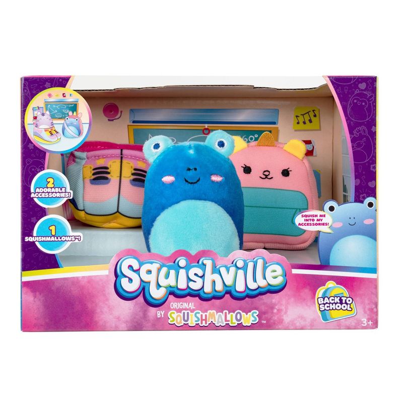 3-Pc Squishville Plush Playset (Back to School Set or School Supplies) $7 Each + Free Shipping on $35+