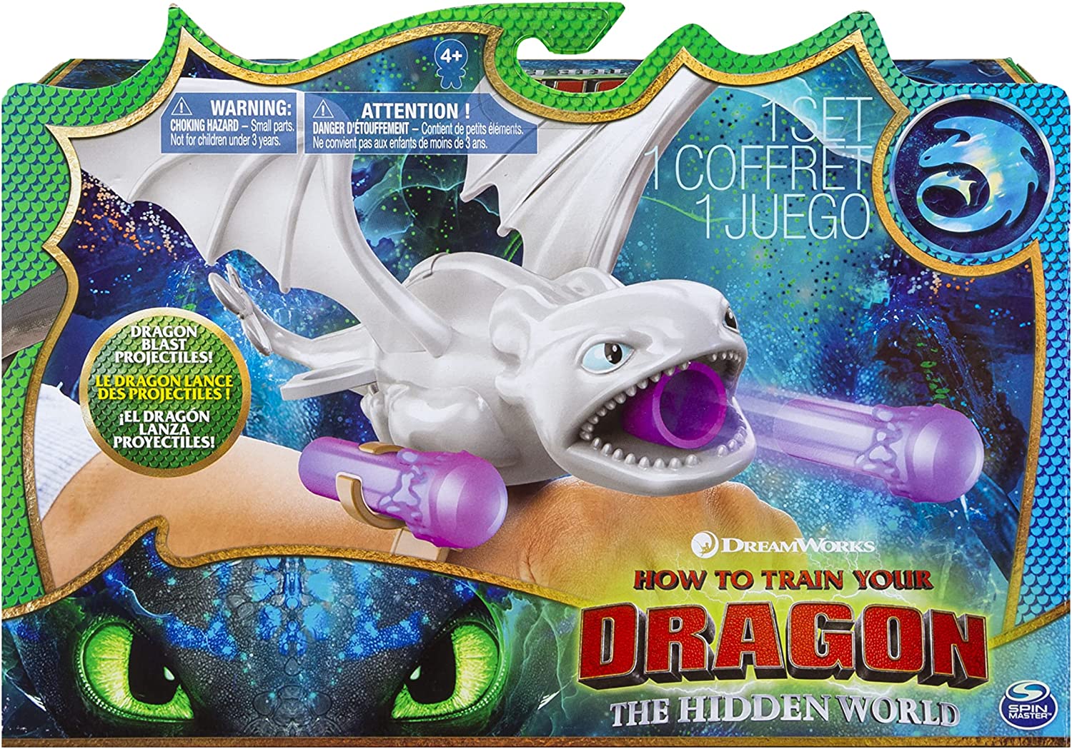 Dreamworks How To Train Your Dragon Lightfury Wrist Launcher Toy $4 + Free Shipping w/ Amazon Prime or on $25+