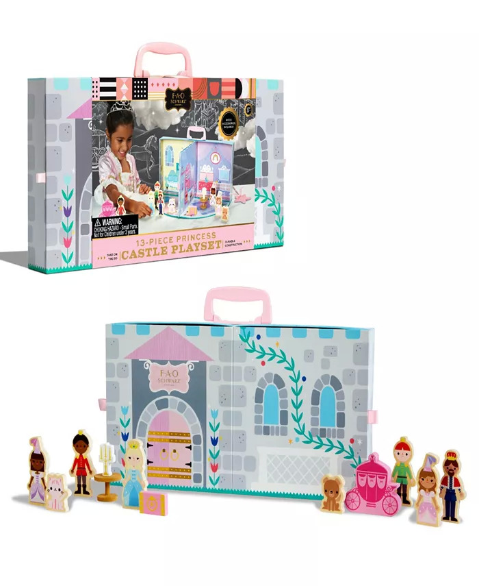 13-Pc FAO Schwarz Whimsical Princess Castle Playset $7.95, Inkfluencer Style N Sketch DIY Fashion Journal $2.95 & More + Free Store Pickup at Macy's or FS on $25+