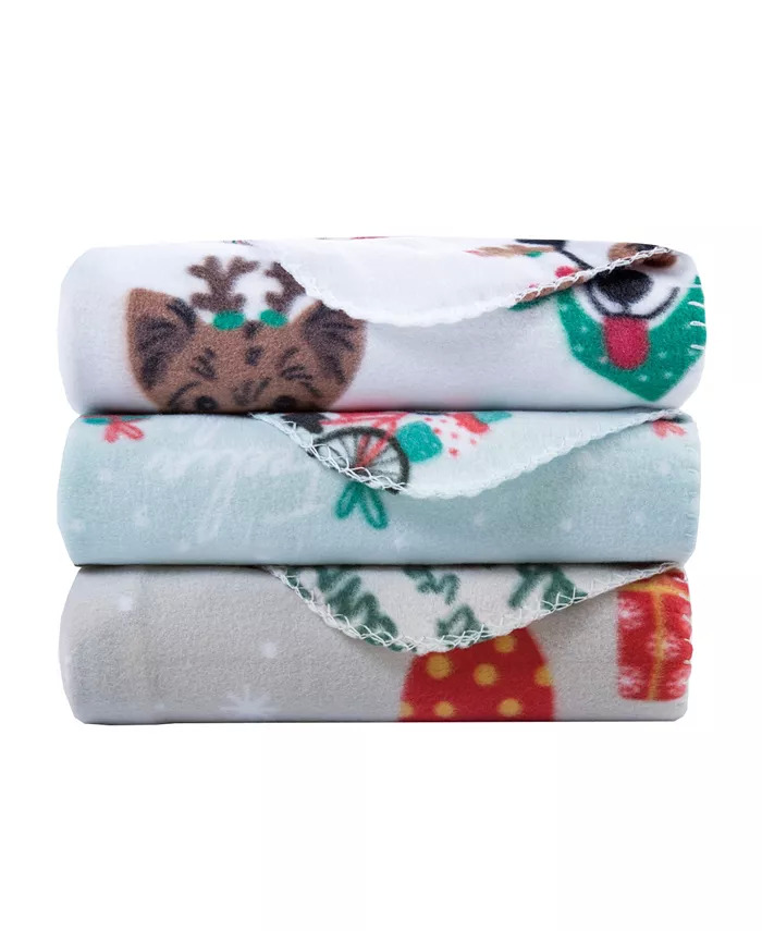 50" x 60" Birch Trail Holiday Printed Fleece Throw Blanket (various styles) $7 + Free Store Pickup at Macy's or FS on $25+