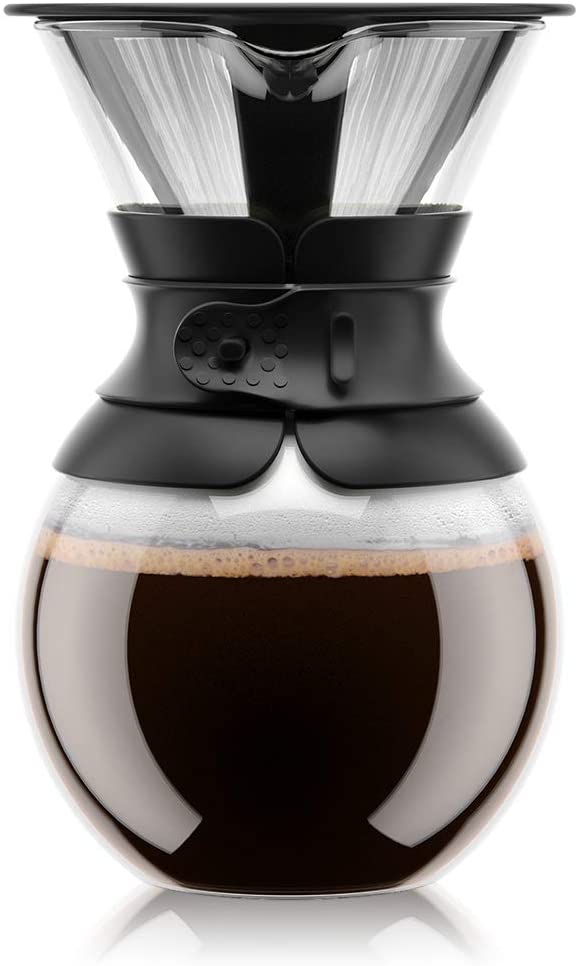 34-Oz Bodum 8-Cup Pour Over Coffee Maker (Black) $18.50 + FS w/ Prime, FS on $25+ or FS w/ Walmart+, FS on $35+