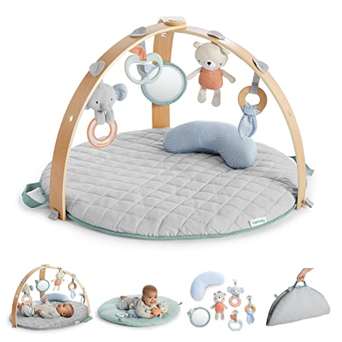 Ingenuity Cozy Spot Reversible Duvet Activity Gym & Play Mat w/ Wooden Bar & 6 Removable Toys $35 + Free Store Pickup at Target or FS on $35+