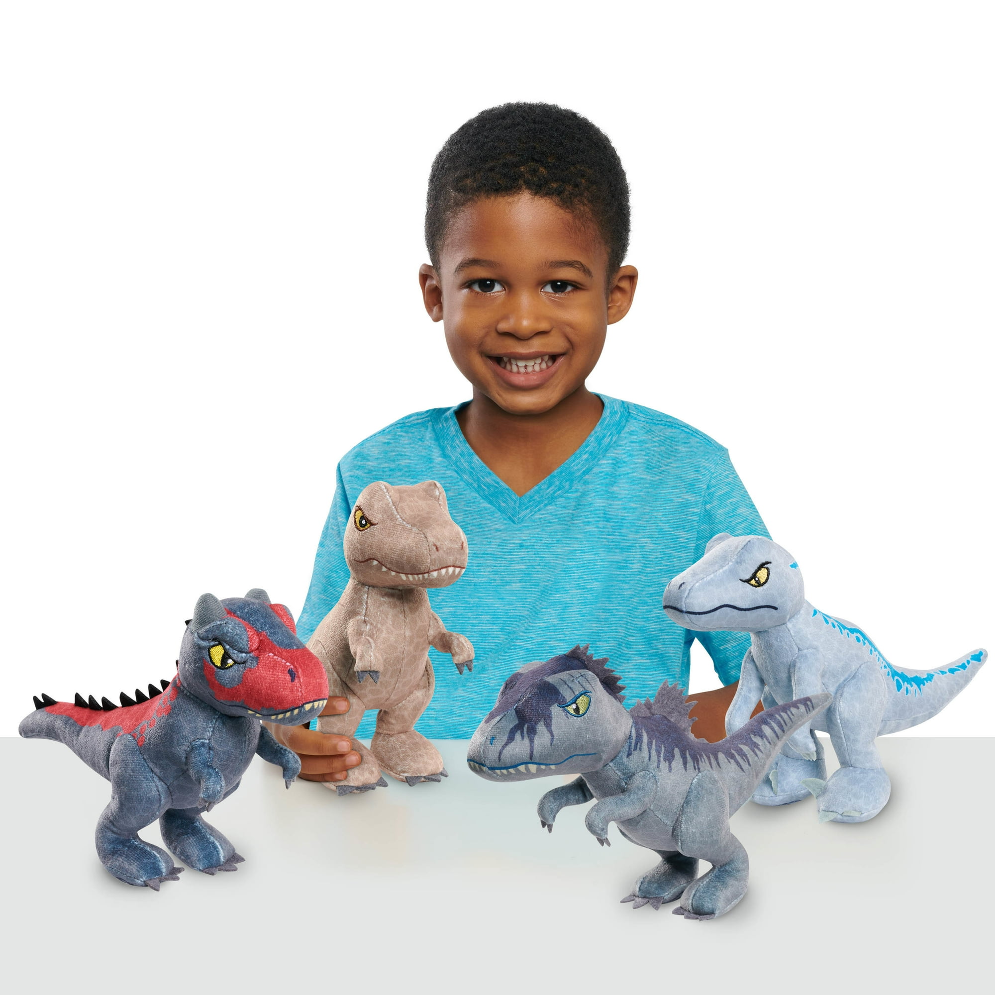 4-Count Just Play Kids' Jurassic World 7" Dinosaur Plush Toy Set $7.97 ($1.99 Each) + Free Shipping w/ Walmart+ or on $35+