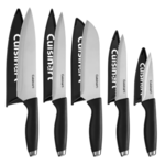 10-Piece Cuisinart Cutlery Set w/ Stainless Steel End Caps &amp; Blade Guards $15 &amp; More + $10 SD Cashback on $25+ Orders + Free Store Pickup at Macys or FS on $25+