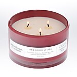 16-Oz Better Homes & Gardens Glass Scented 3-Wick Candle (Red Berry & Oak) $3.90 &amp; More