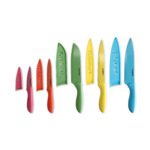 10-Pc. Cuisinart Ceramic Coated Cutlery Set w/ Blade Guards (various styles) $14 + SD Cashback + Free Store Pickup at Macy's or FS on $25+