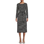 Time and Tru Women's Long Sleeve Hacci Dress (2 colors) $10 &amp; More + FS w/ Walmart+ or FS on $35+