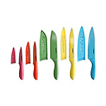 10-Pc. Cuisinart Ceramic Coated Cutlery Set w/ Blade Guards (various styles) $14 + SD Cashback + Free Store Pickup at Macy's or FS on $25+