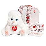 6.3&quot; Just Play Trudi Rabbit Plush Toy w/ Love Letterbox &amp; Card $3.50 + Free Shipping w/ Prime or on $25+