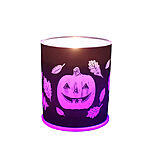 Place &amp; Time Halloween Candles: 3&quot; x 4&quot; Color Changing Candle (various) $3.74, 14-Oz Scented 3 Wick Jar Candle (various) $7.49 &amp; More + Free Store Pickup at Joann or FS on $75+