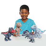 4-Count Just Play Kids' Jurassic World 7&quot; Dinosaur Plush Toy Set $7.97 ($1.99 Each) + Free Shipping w/ Walmart+ or on $35+
