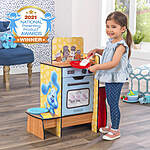 KidKraft Kids' Blue's Clues & You! Cooking-Up-Clues Wooden Play Kitchen & Notebook $25