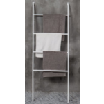 MyGift Wall Leaning White Metal Blanket/Quilt/Towel Ladder Rack $36.09 + Free Shipping