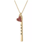 24&quot; Rachel Roy Gold-Tone Stone Heart &amp; Love ID Pendant Necklace $6.93, 18&quot; Kate Spade Gold-Tone Collar Necklace $36.93 &amp; More + Free Ship to Store at Macy's or Free S/H on $25+
