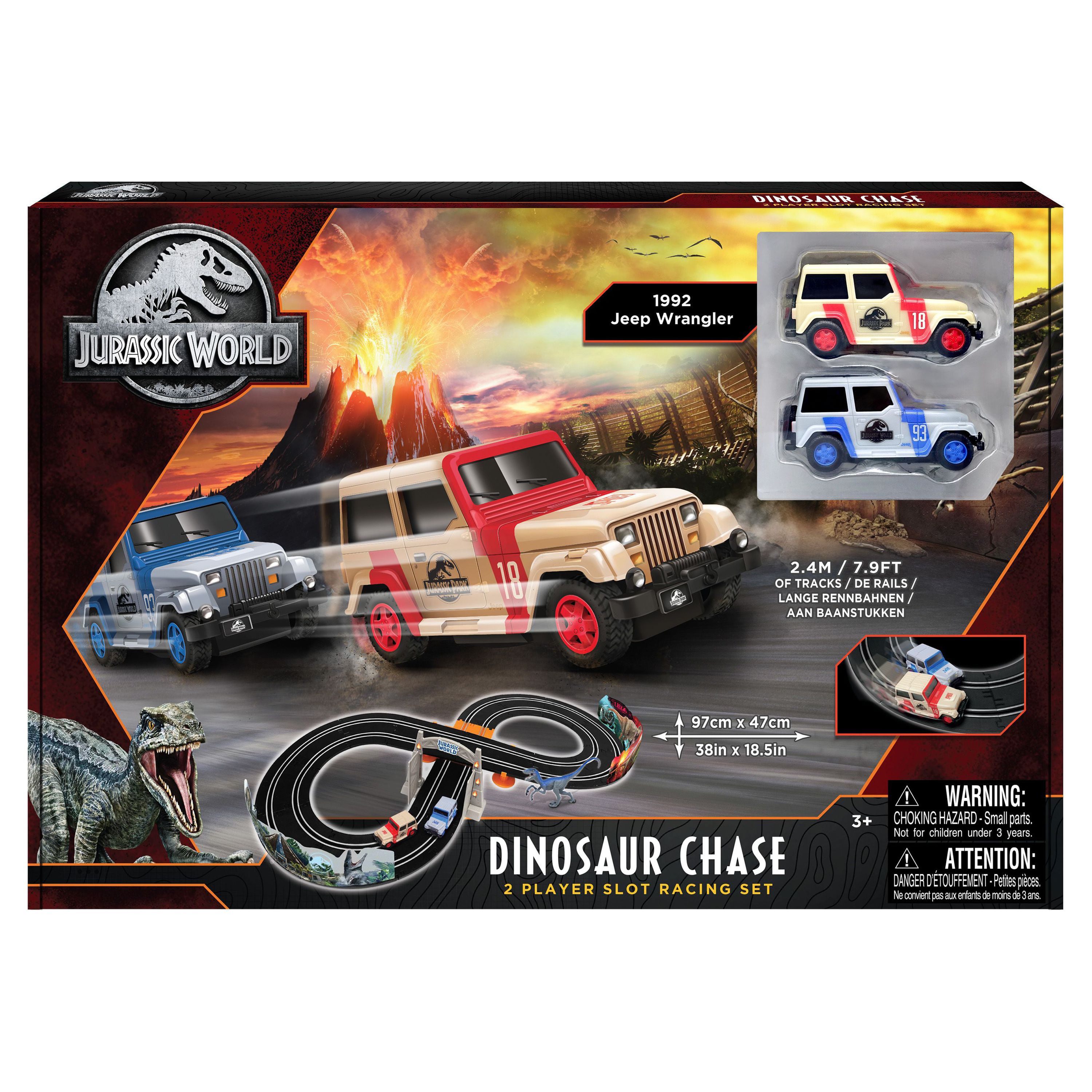 Jurassic World Kids' Dinosaur Chase Slot Car Race Track Set $9.96 + Free Shipping w/ Walmart+ or on $35+