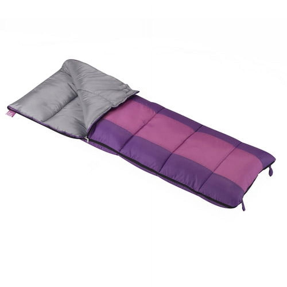 Wenzel Kids' 30-Degree Sleeping Bag w/ Stuff Sack (Purple/Grey) $9.91 + Free Shipping w/ Walmart+ or $35+