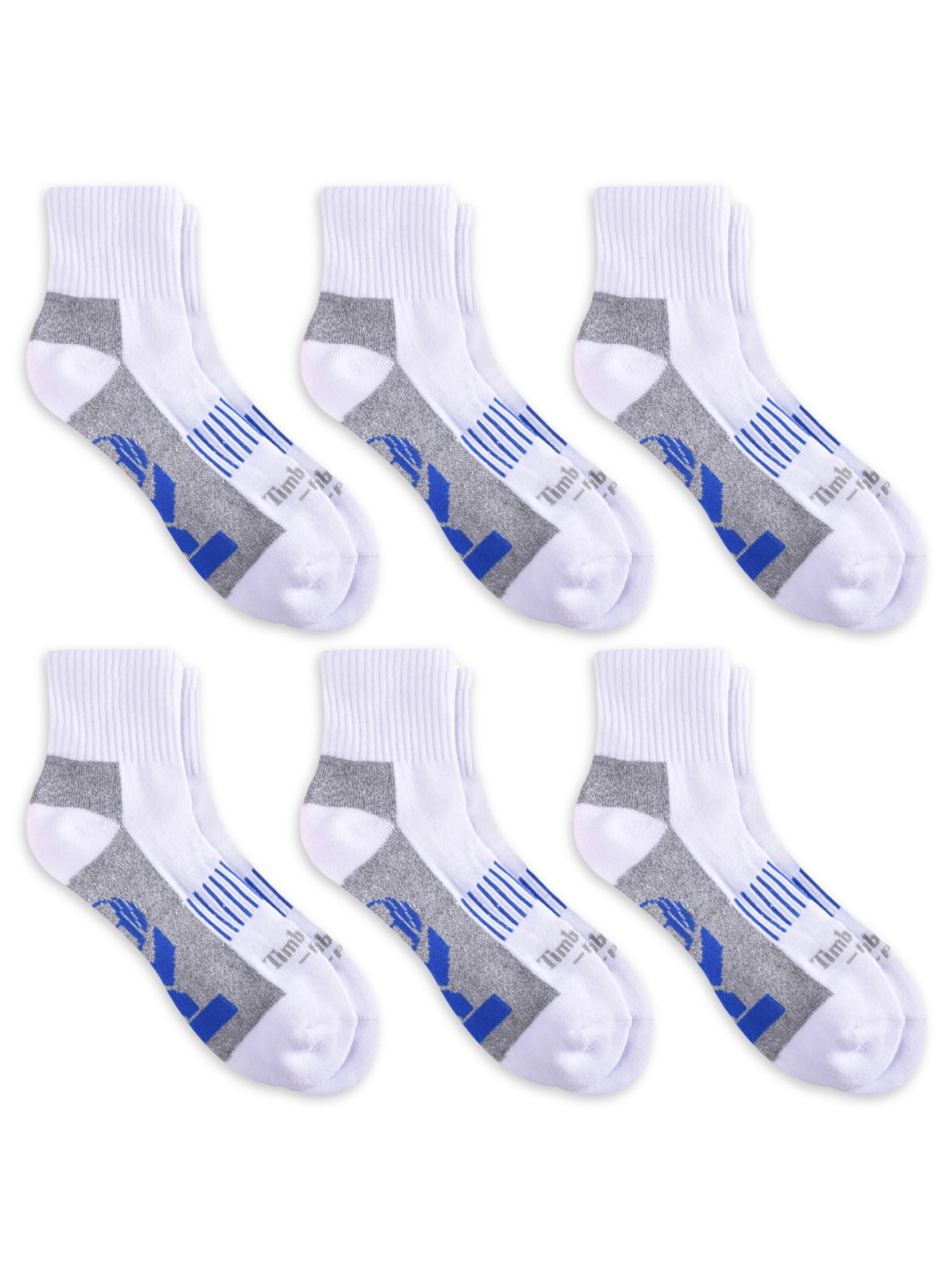 6-Pair Timberland Pro Men's Cushioned Quarter Socks $8.70 ($1.45 each pair) + Free Shipping w/ Walmart+ or $35+
